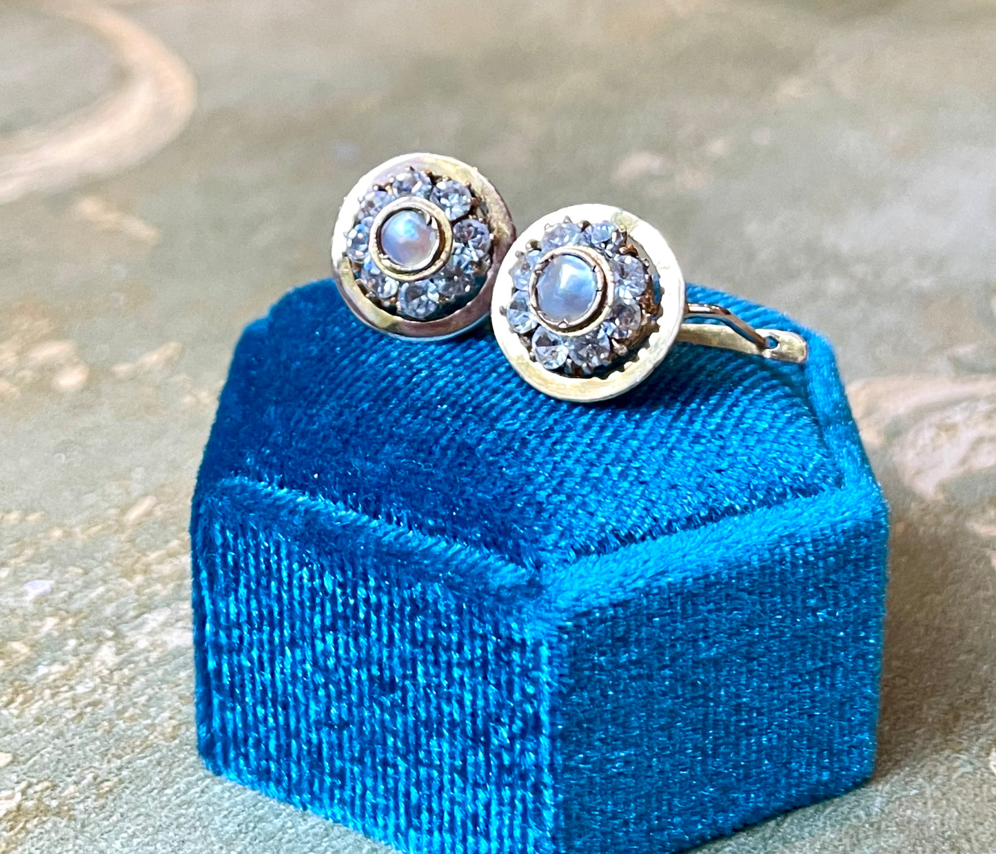 Orecchini traversine a toppa, epoca vittoriana