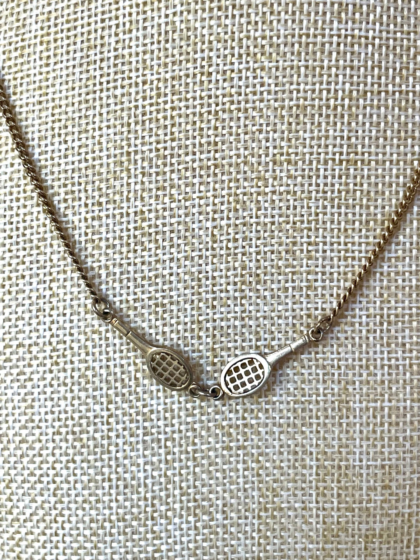 Collana Tennis in argento dorato, anni ‘50/60