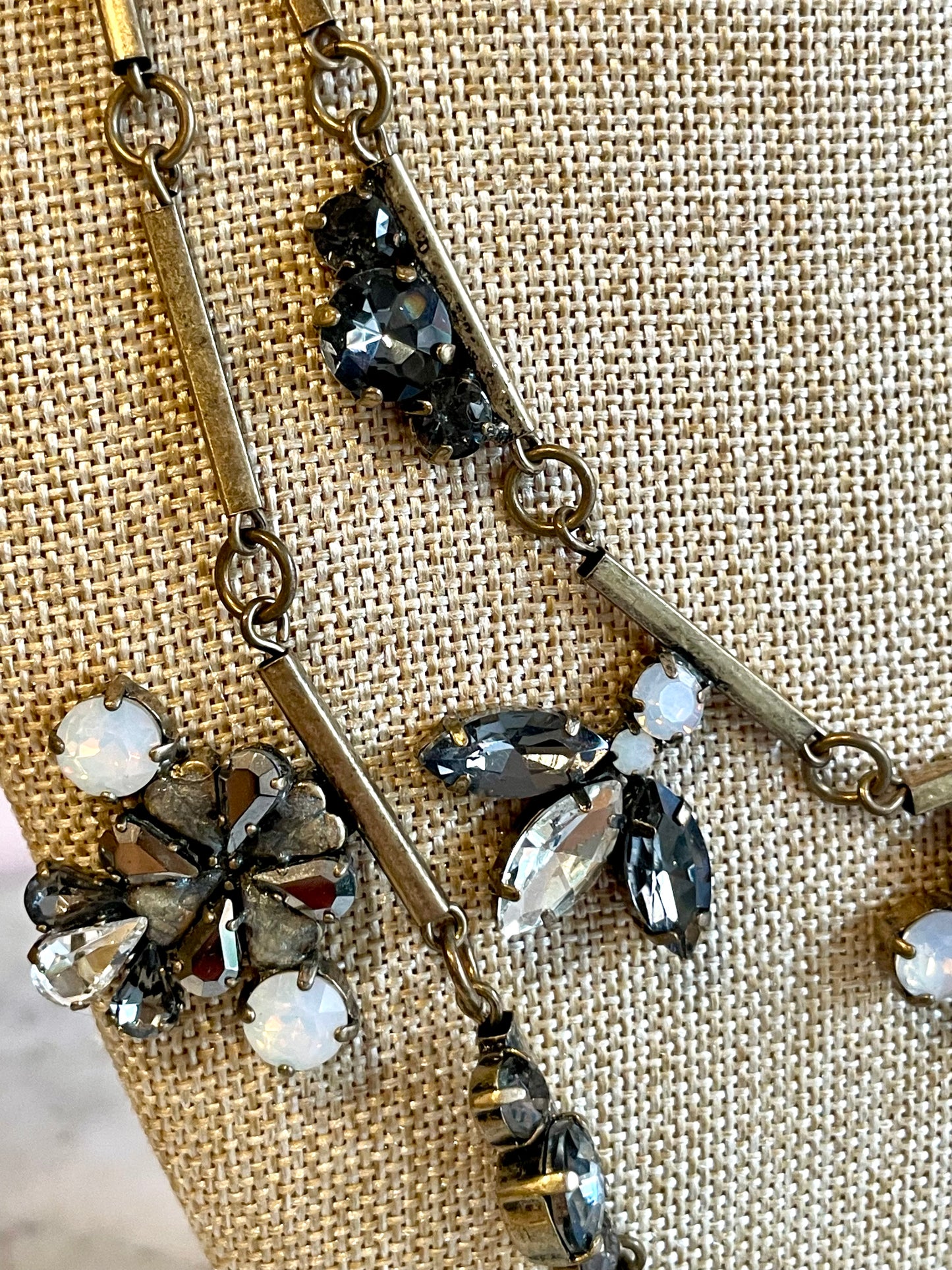 Stupenda collana con fiocchi di neve, anni ‘50/60