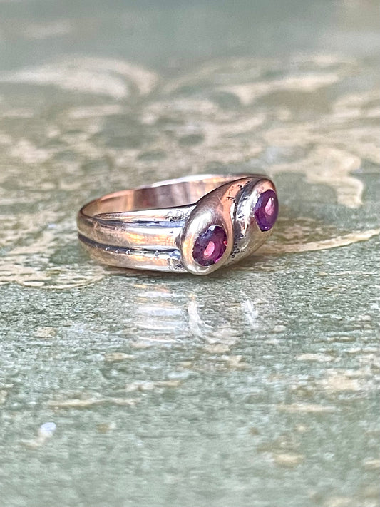 Anello Serpenti in oro e rubini, epoca vittoriana