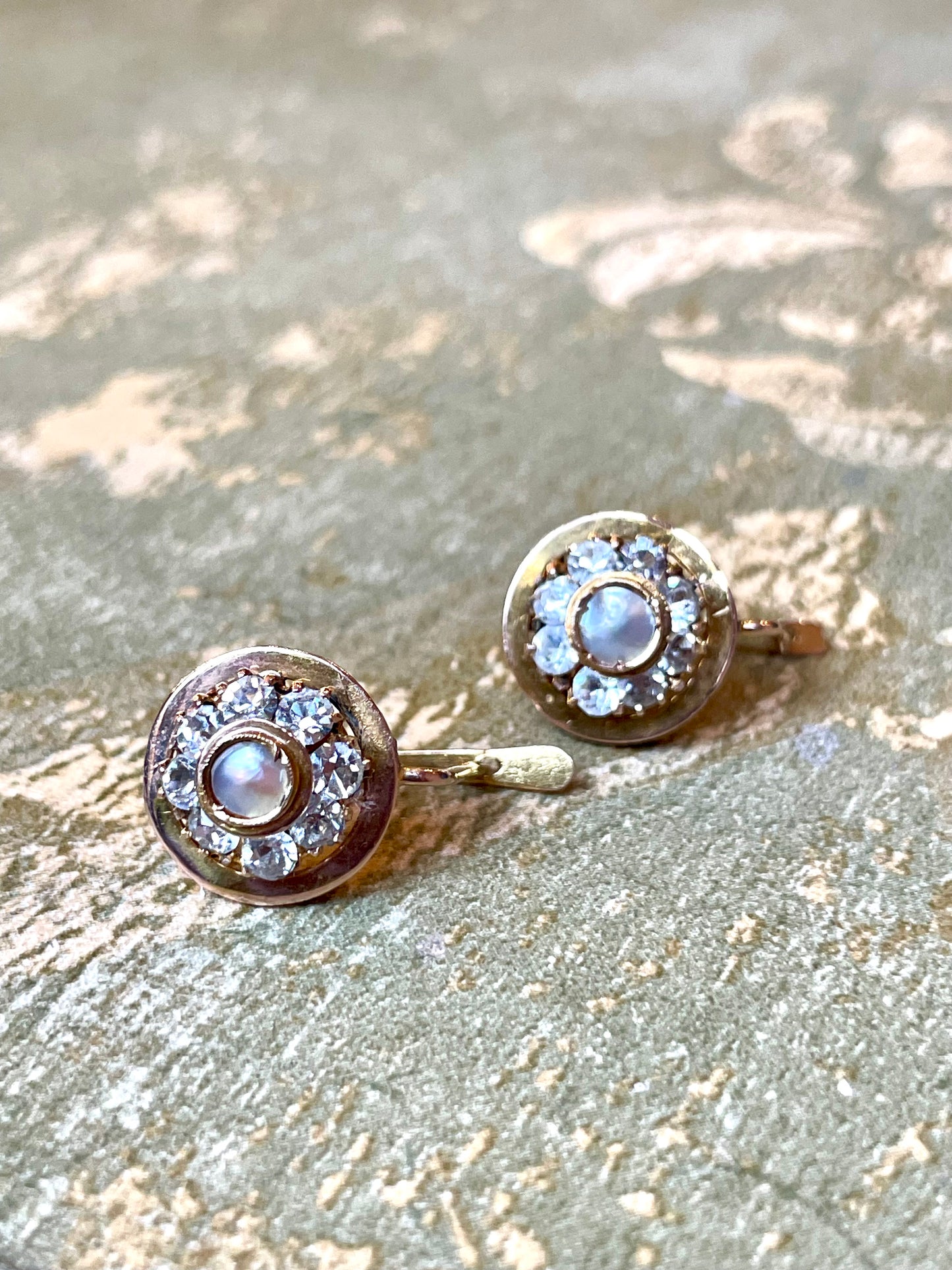 Orecchini traversine a toppa, epoca vittoriana