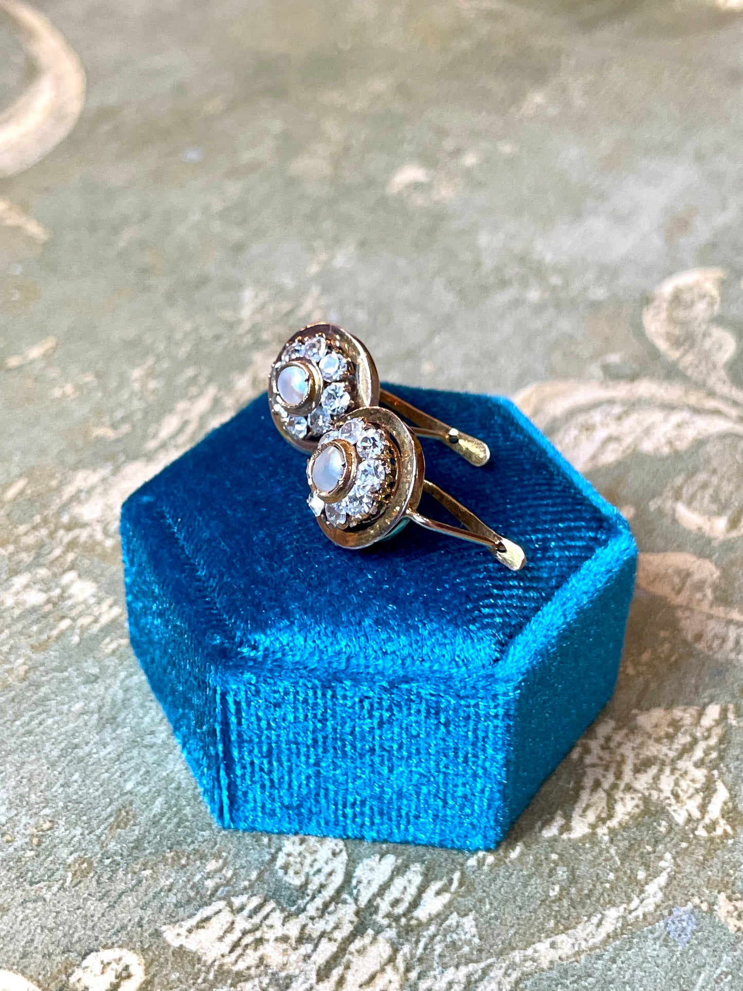 Orecchini traversine a toppa, epoca vittoriana