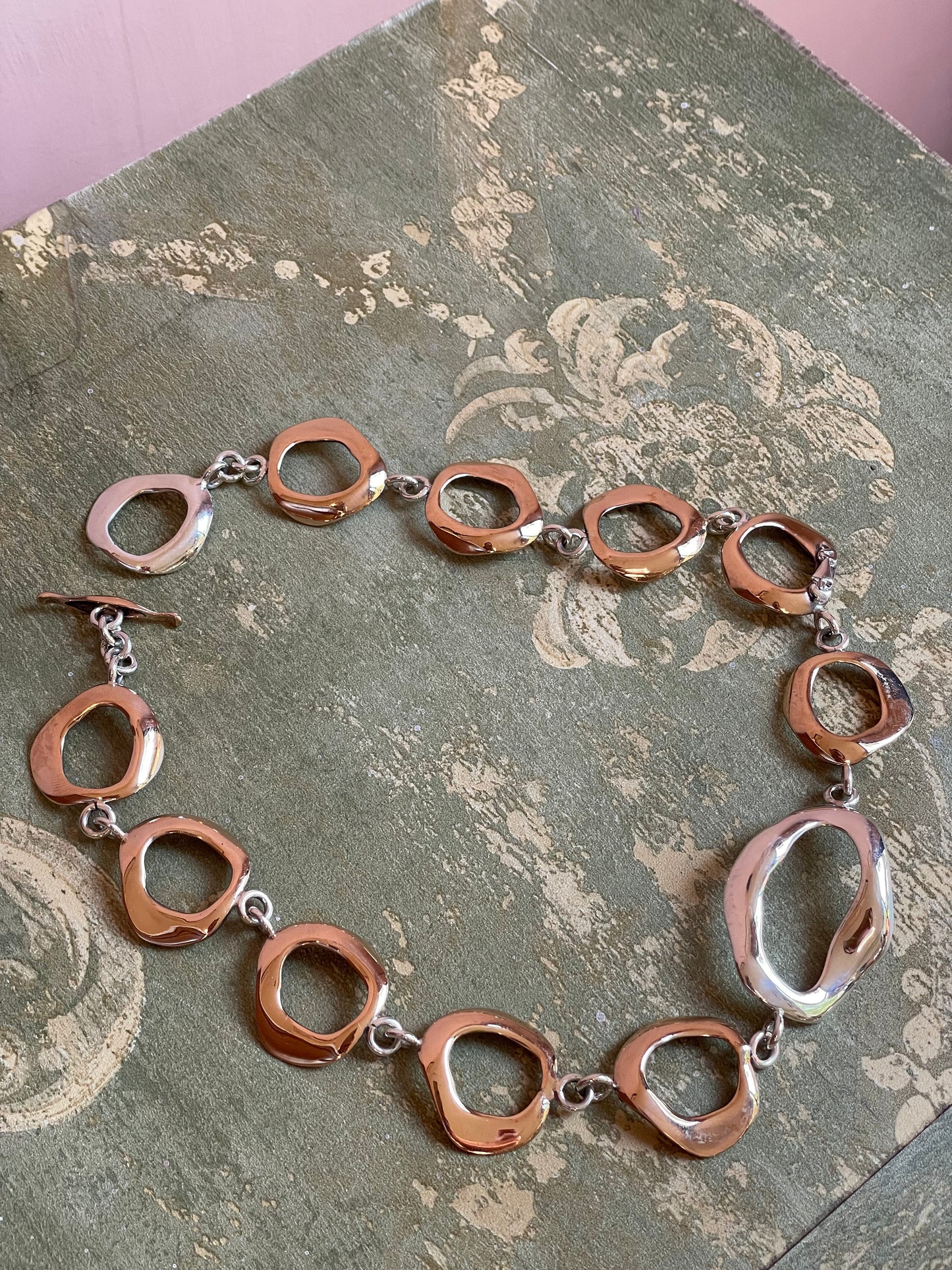Collana Bolle in argento, anni ‘80