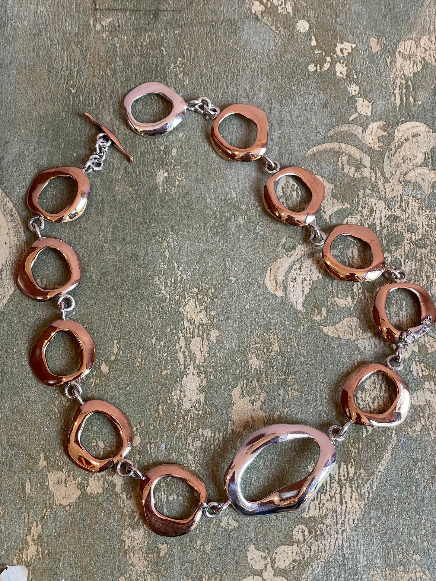 Collana Bolle in argento, anni ‘80