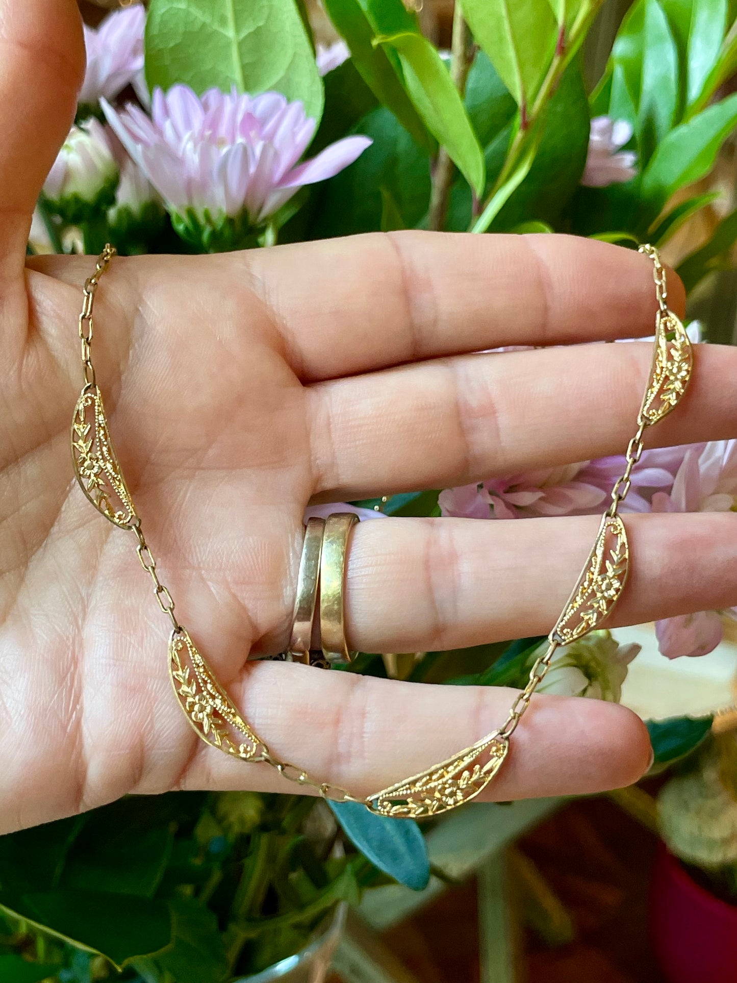 Romantica collana Art Nouveau