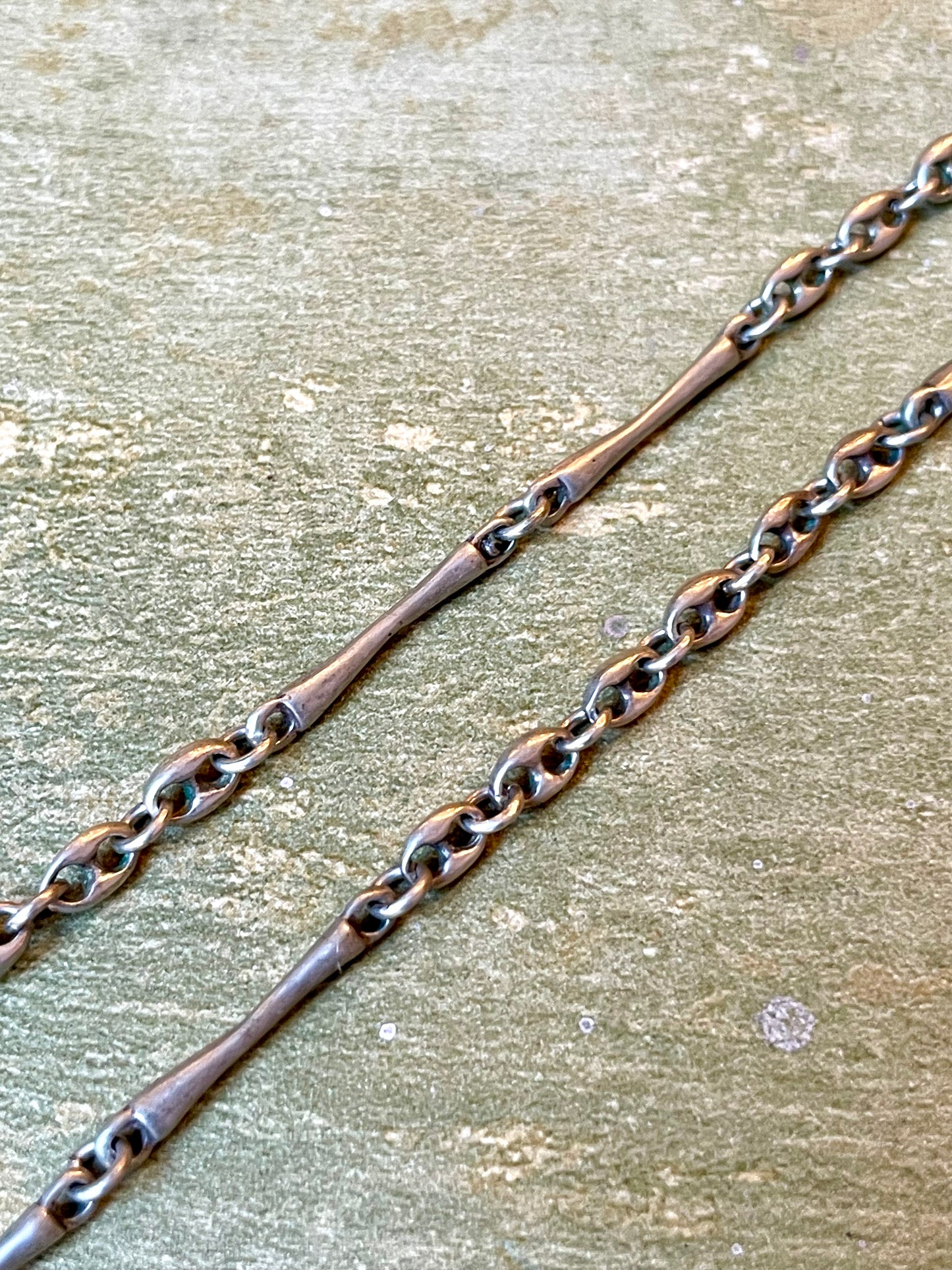 Lunga catena in argento, anni ‘50