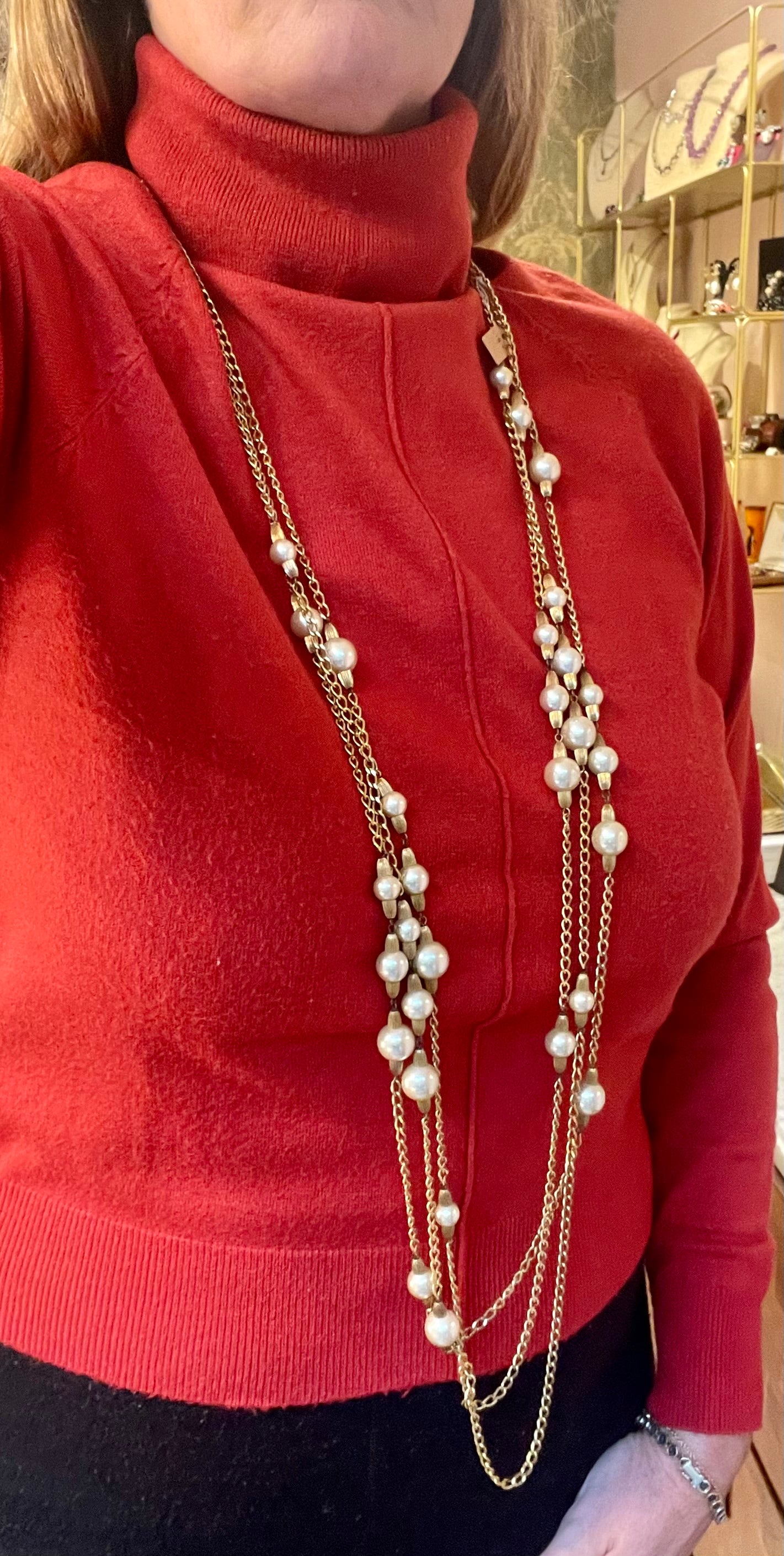 Collana Chanel a tre fili, anni ‘50