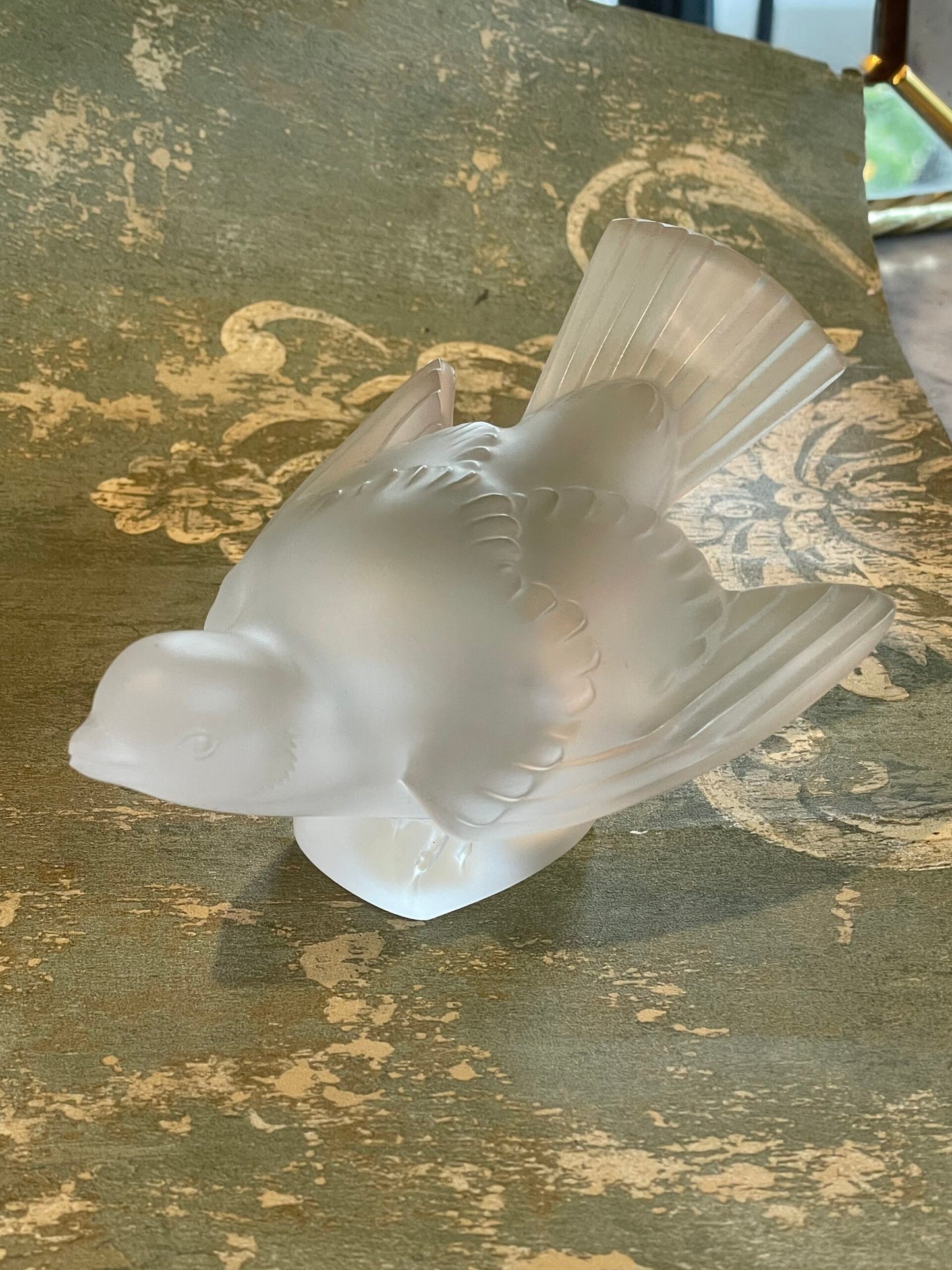 Lalique crystal bird, France