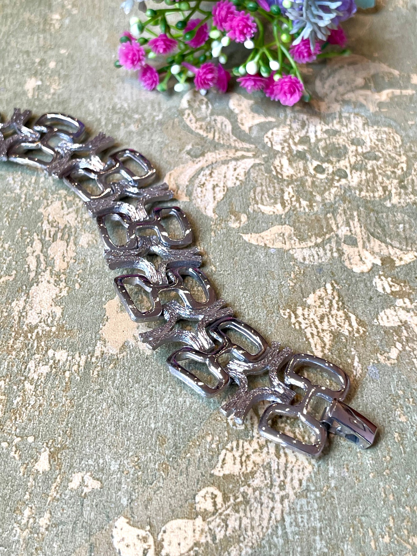 Elegante bracciale Mondrian, anni ‘60/70