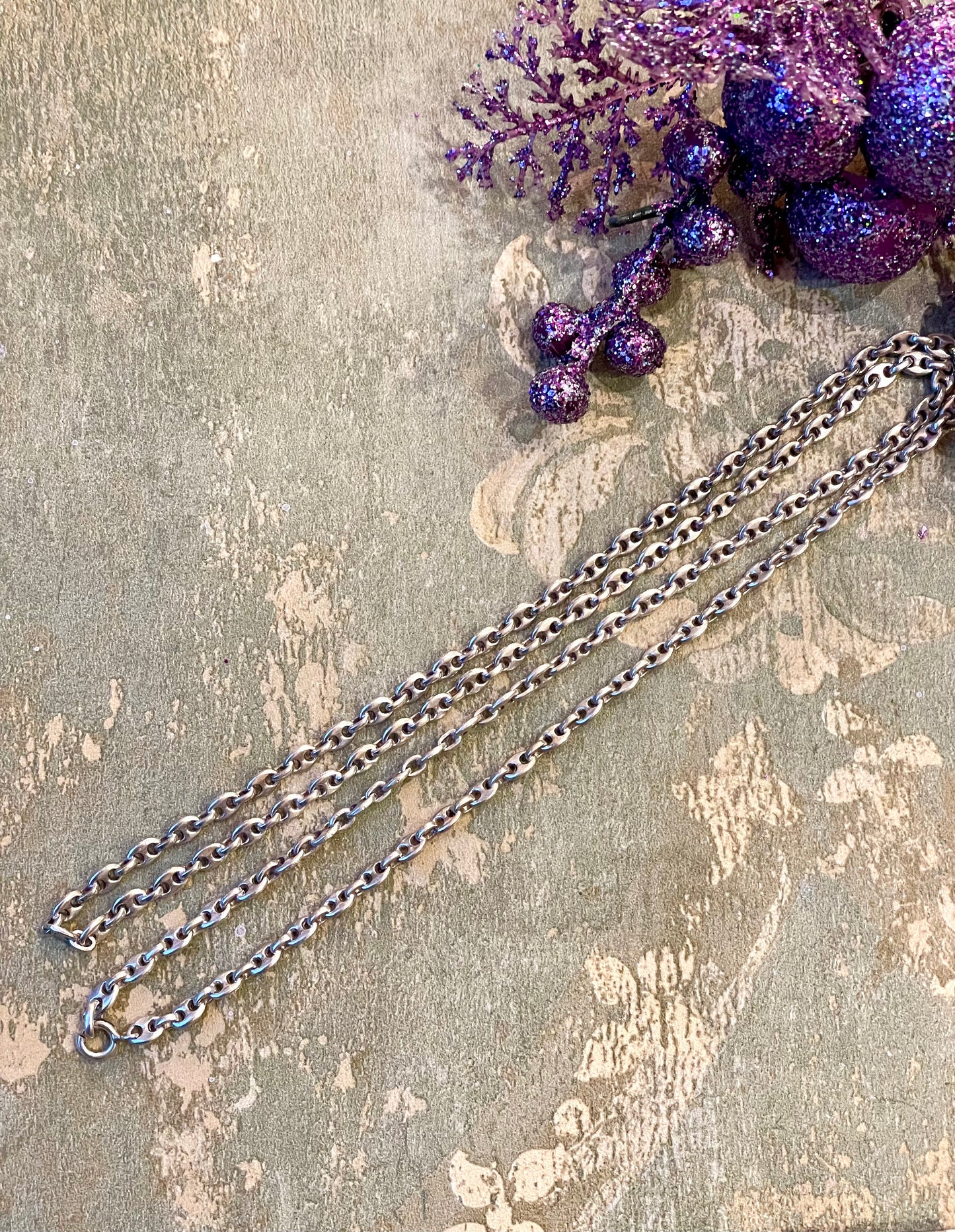 Collana Groumette in argento, anni ‘60/70