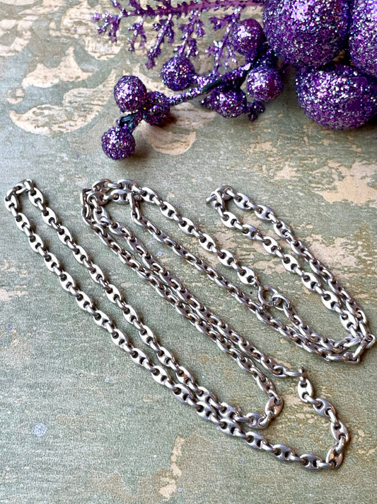 Collana Groumette in argento, anni ‘60/70