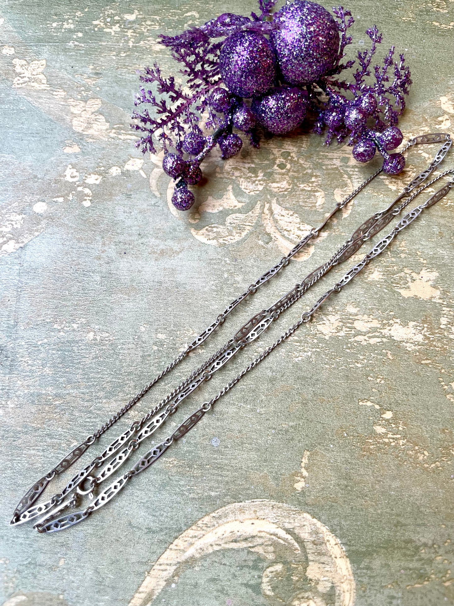 Elegante collana in argento, anni ‘50