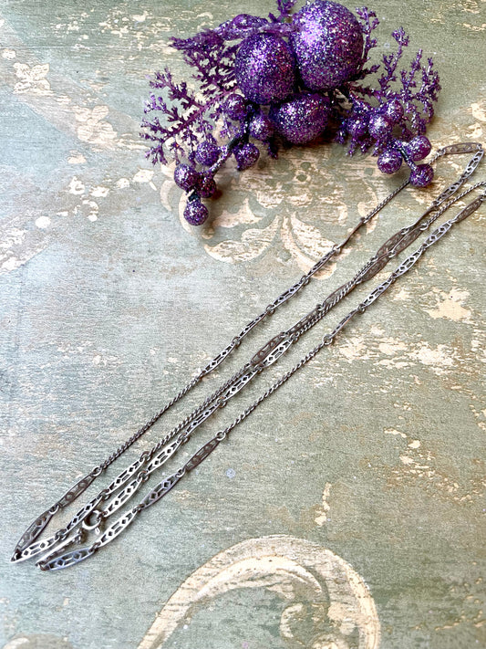 Elegante collana in argento, anni ‘50