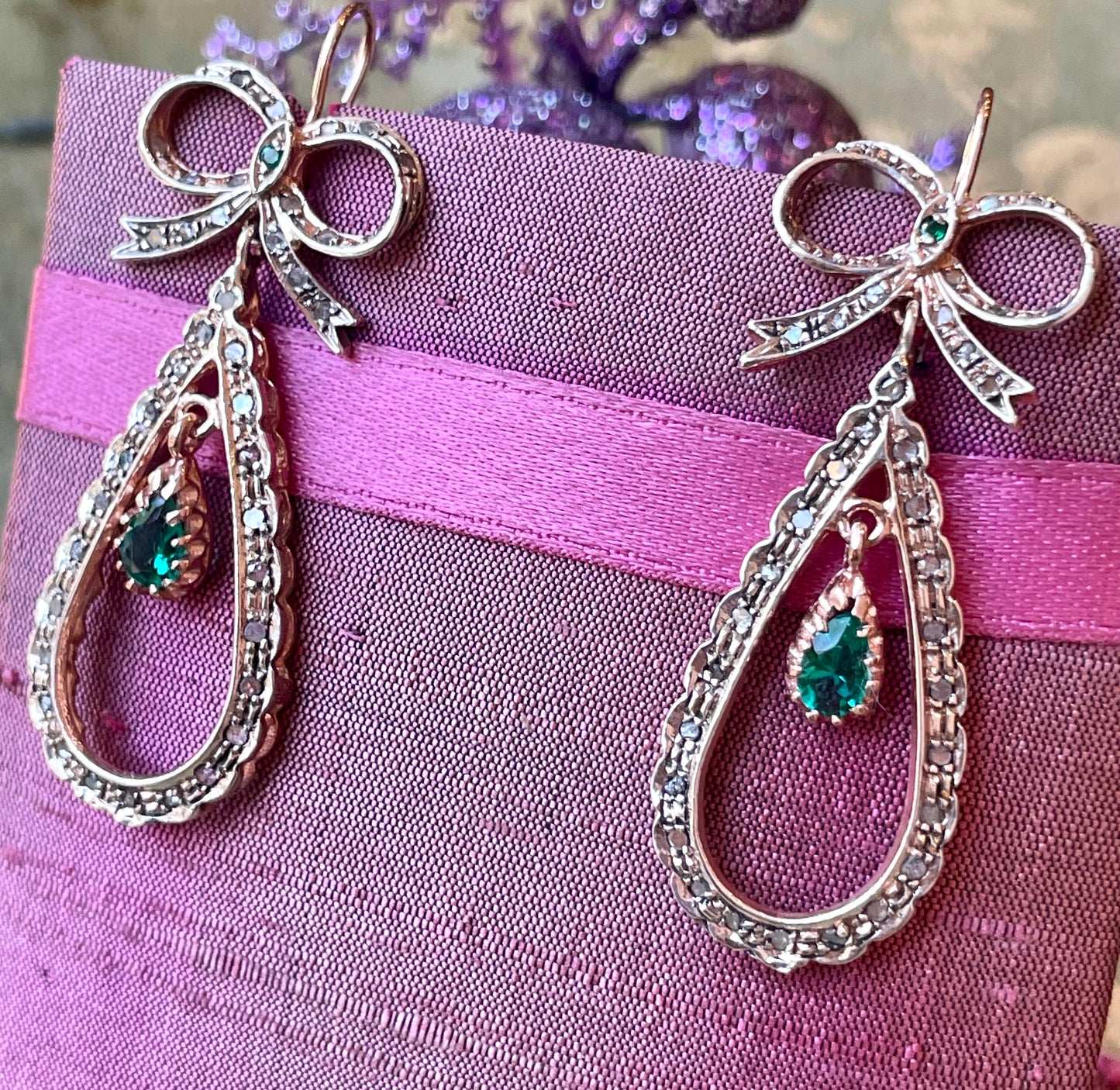 Splendidi orecchini Fiocco, anni ‘50