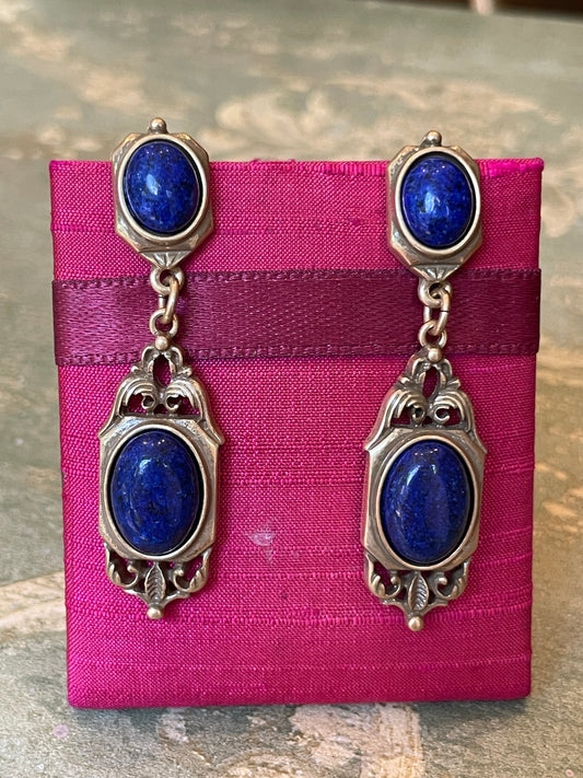 Eleganti orecchini pendenti firmati Monet, anni ‘50