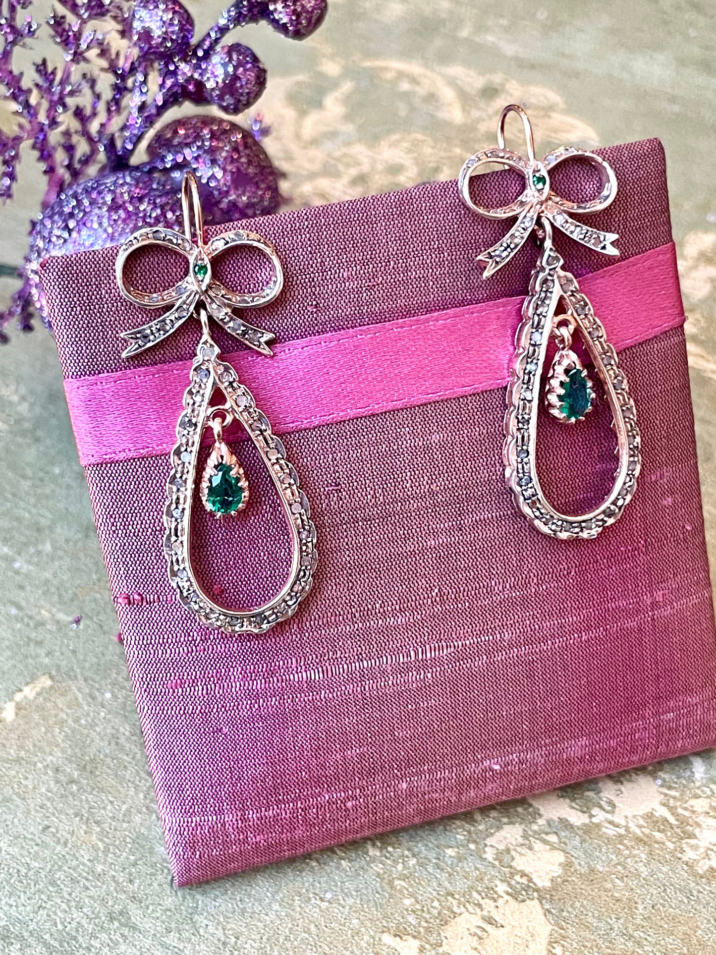 Splendidi orecchini Fiocco, anni ‘50