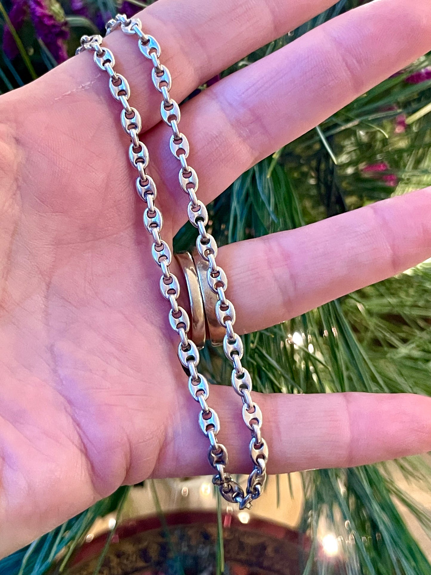 Collana Groumette in argento, anni ‘60/70