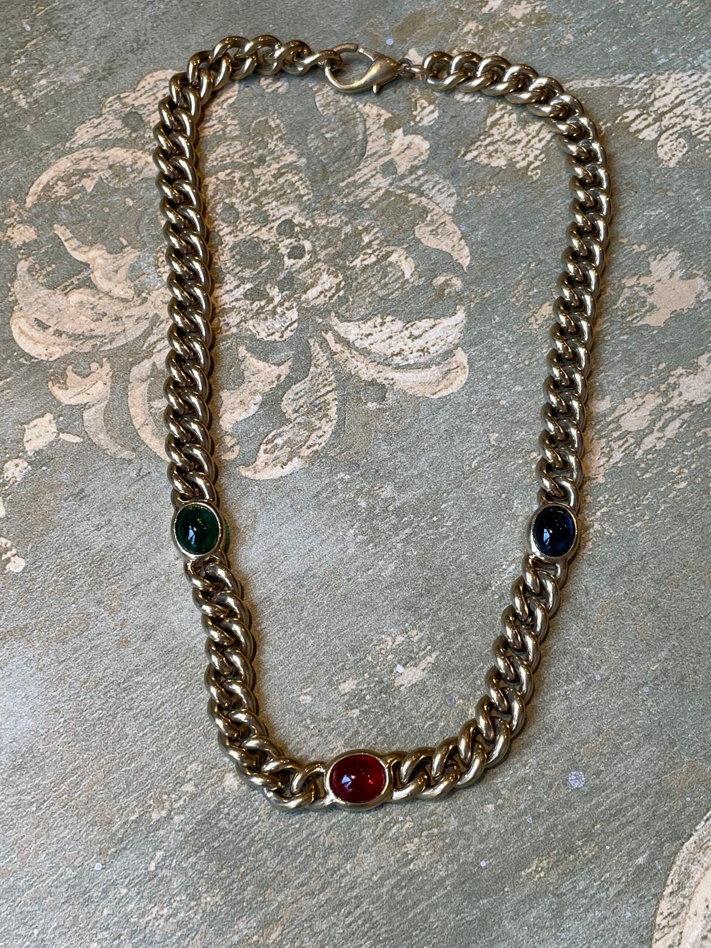 Collana con maglia marina, anni ’70