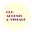 Oro argento e vintage logo